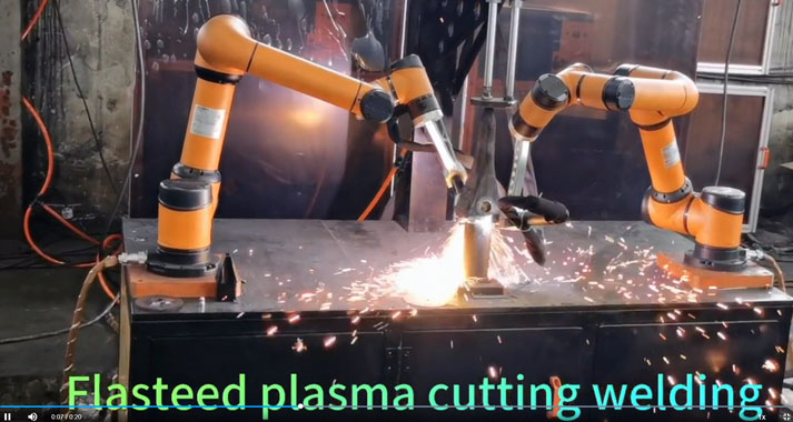 Cobot plasma cutting welding