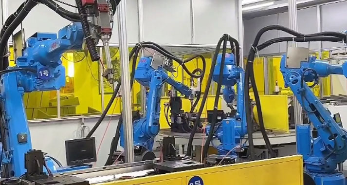 Robot laser welding